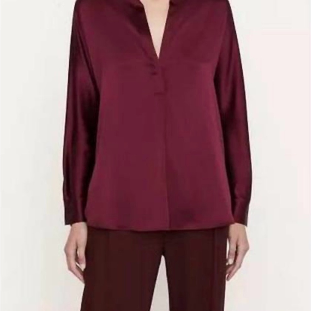 Vince Satin Blouse